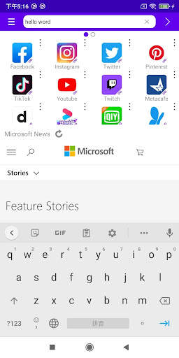 Privacy Browser - Parallel Space & Two face screenshot 1