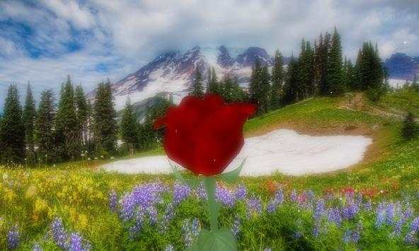 Rose 3D live wallpaper screenshot 4