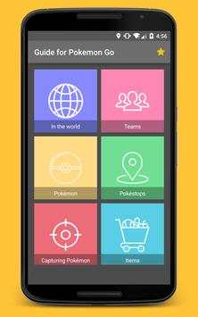 Guide for Pokemon Go 1 تصوير الشاشة