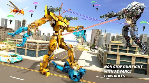 Mosquito Robot Transforming Games: Robot Car Game screenshot 5