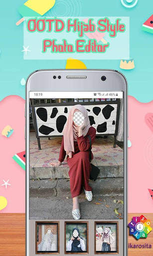 OOTD Hijab Style Photo Editor 3 تصوير الشاشة