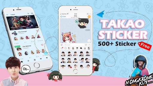 Takao Sticker - WhatsApp Sticker & maker screenshot 1