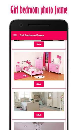 Girl Bedroom Photo Frame screenshot 2
