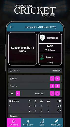 Skyexchange Cricket Live Line screenshot 5