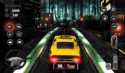 Halloween Night Taxi Driver 3D Car Driving Games screenshot 8