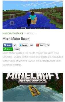 Boat Mods For MineCrafT PE screenshot 3