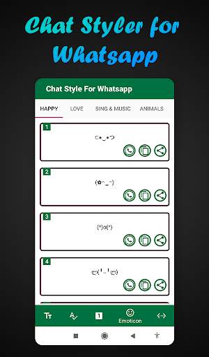Chat Styler for Whatsapp 2021 screenshot 2