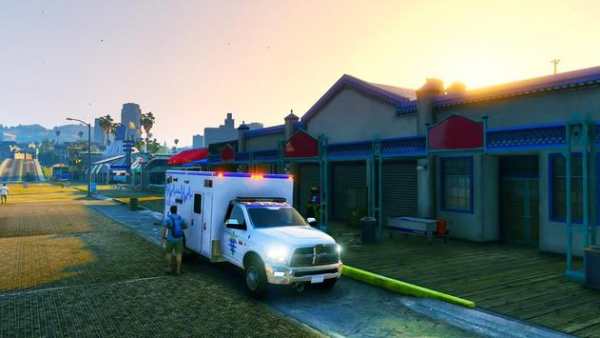 Airport Emergency Ambulance Bus Simulator Game 3D screenshot 2