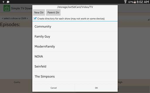 Simple TV Downloader screenshot 10
