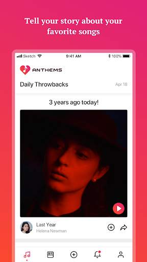 Anthems - Music Sharing screenshot 1