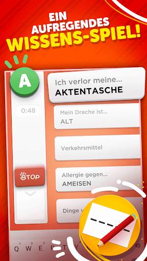 Stadt Land Fluss - Wörterspiel screenshot 1