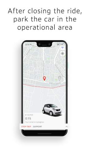 GetPony car sharing स्क्रीनशॉट 4