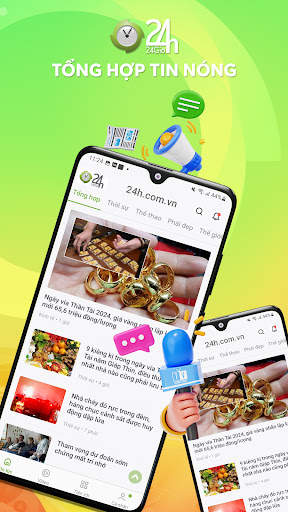 24h: Bóng đá, Tin tức screenshot 1