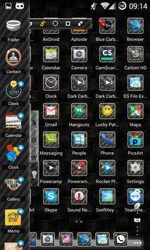 TSF Shell Theme Carbon HD 3 تصوير الشاشة