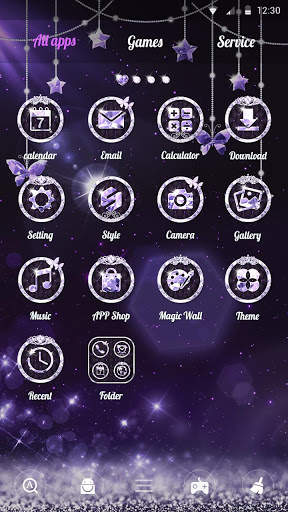 Diamond Lover Go Launcher Theme screenshot 4