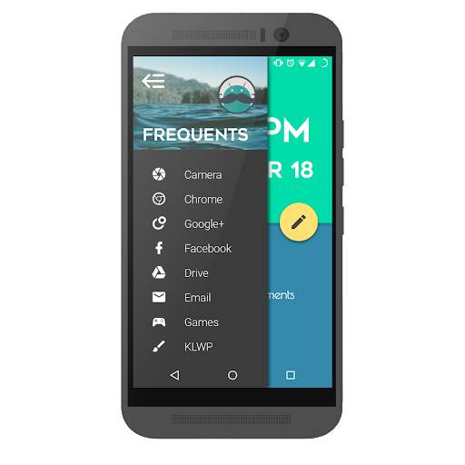 Light Material Theme for KLWP screenshot 1
