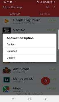 Apps APK Backup screenshot 3