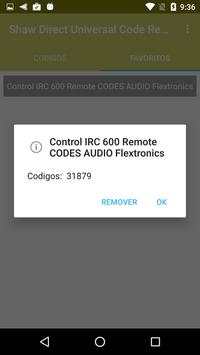 Code Remote For Shaw Direct screenshot 3