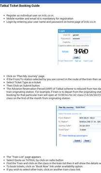 Fast Tatkal Ticket Booking IRCTC screenshot 2