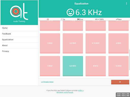 Audio Training EQ and Feedback screenshot 15