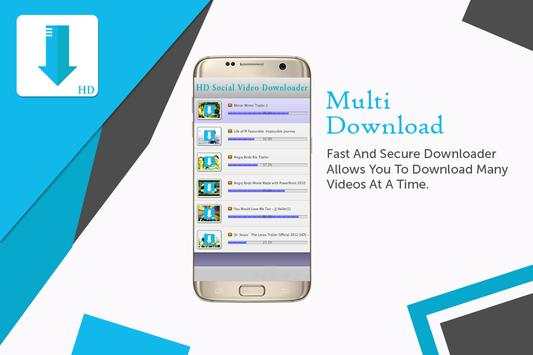 HD Social Video Downloader, Downloader Apps screenshot 3