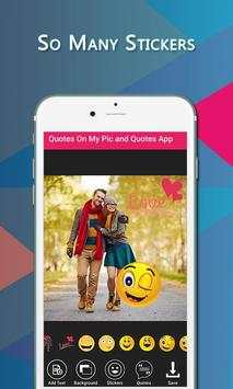Quotes On My Pic & Picture Quotes Creator 1 تصوير الشاشة