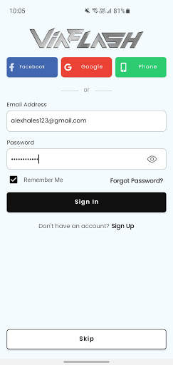 Viaflash: The Social App screenshot 8