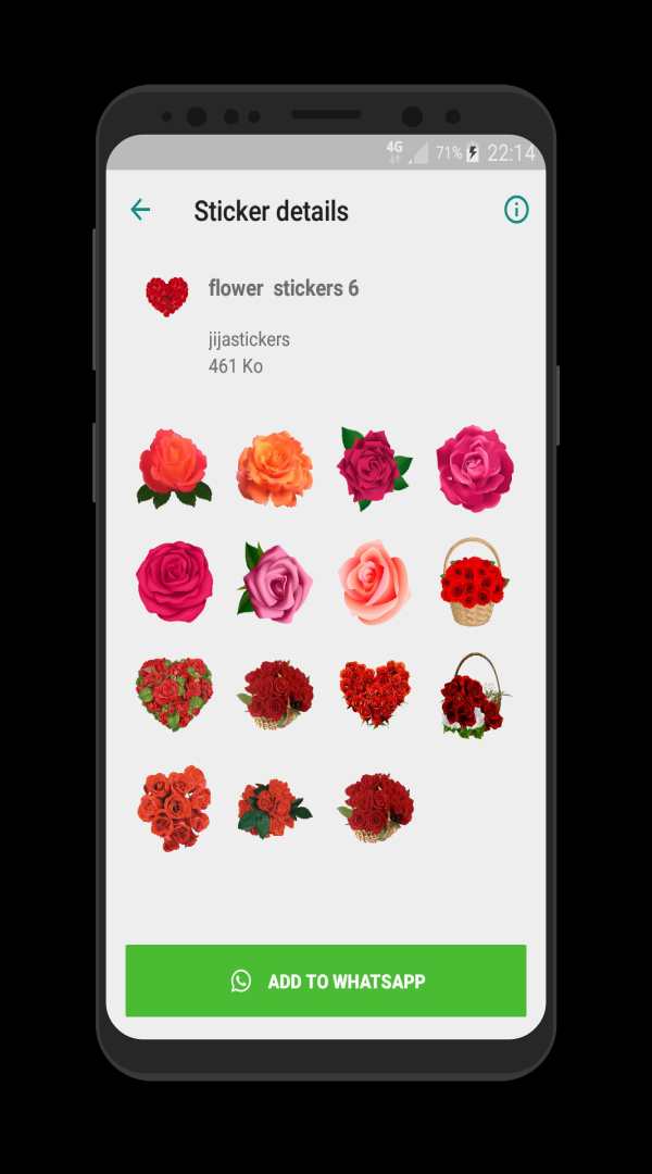 New WAStickerApps Roses  Flowers Stickers screenshot 4