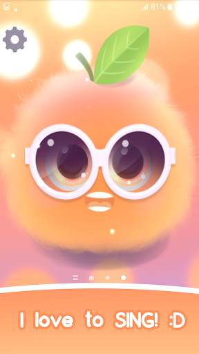 Fluffy Orange Live Wallpaper screenshot 2