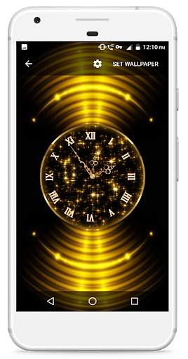 Gold Clock Live Wallpaper screenshot 3