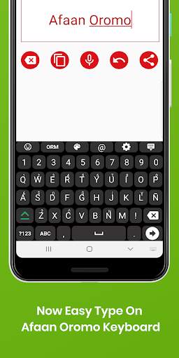 Afaan Oromoo English Keyboard 2020: Infra Keyboard screenshot 1