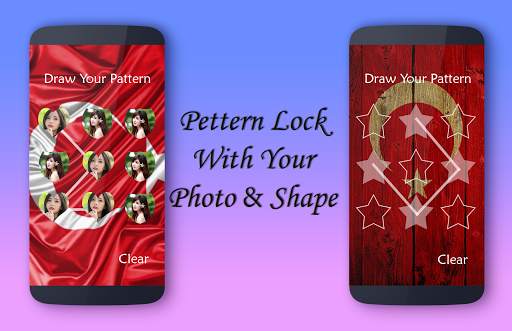 Turkey Flag Lock Screen screenshot 3