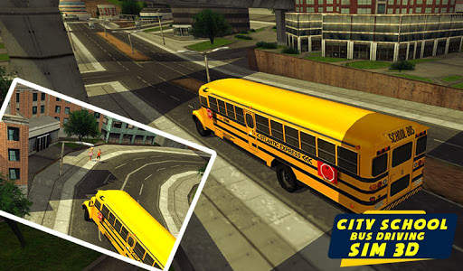 City High School Bus Driving Simulator 2018 screenshot 11