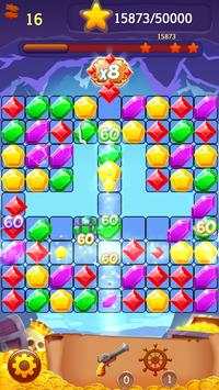 Pirate Treasure Crush - Match 3 Puzzle Game screenshot 4
