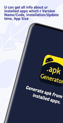 APK Extractor - Extract/Generate app to APK screenshot 1