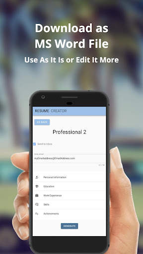 RESUME FORMAT screenshot 4