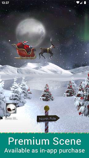 Santa 3D Live Wallpaper screenshot 5