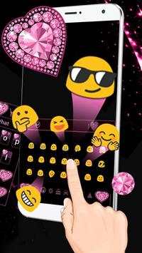 Bàn phím Pink Heart Diamond screenshot 3