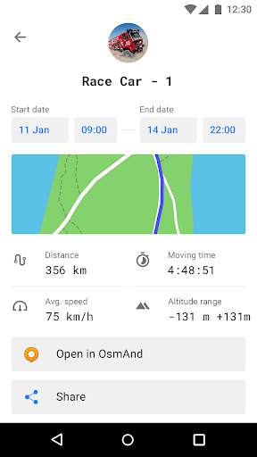 OsmAnd Online GPS Tracker screenshot 6