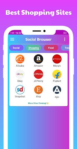 Social Media, Shopping, Travel, Food: All in One📱 screenshot 3