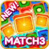 Gummy Caramel Fruit Match 3 - Toffee In Sugarland icon