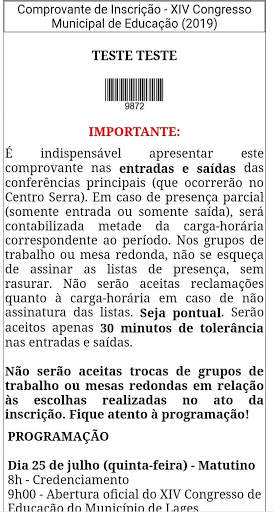 Congresso de Educação do Município de Lages screenshot 4
