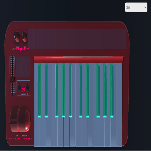 Keyboard synthesizer icon