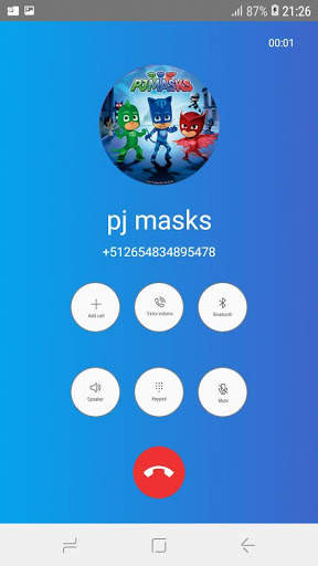 Fake Call Pj Heroes Masks - Funny Prank screenshot 3