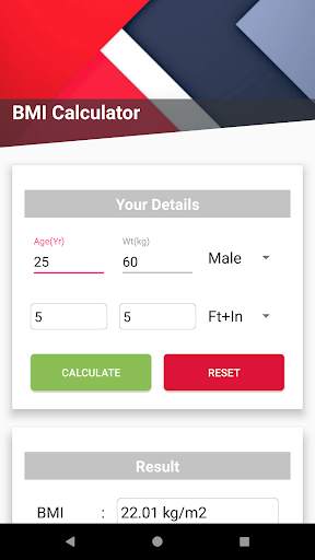 BMI Calculator & 5 Free Health Calculator Apps 4 تصوير الشاشة