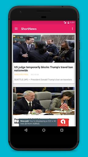 Shortnews - Get the Short News screenshot 1