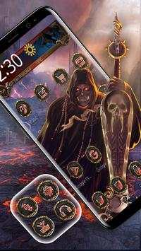 Grim Reaper Skull Launcher Theme screenshot 3