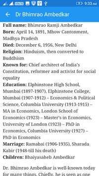 Dr Bhimrao Ambedkar Full Biography screenshot 3