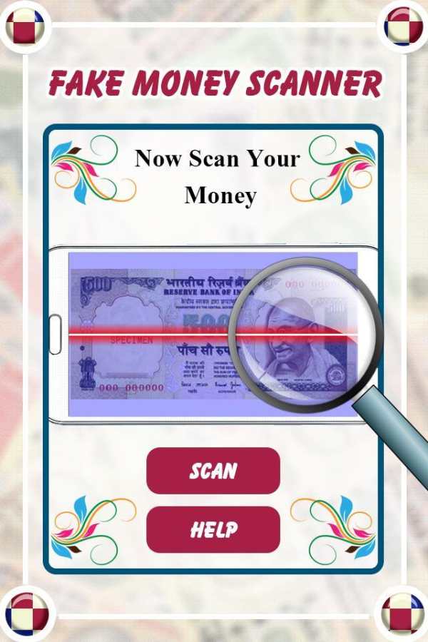 Fake Money Detector Prank स्क्रीनशॉट 1