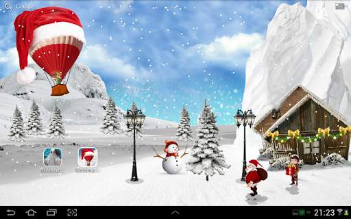 Free Christmas Live Wallpaper 7 تصوير الشاشة
